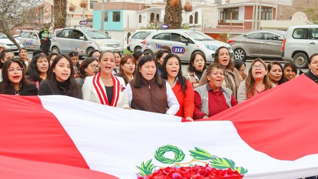 GRT rinde homenaje a Tacna  