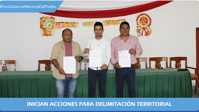 Alcalde de Lancones, inicia acciones con el distrito de Querecotillo para delimitación territorial.