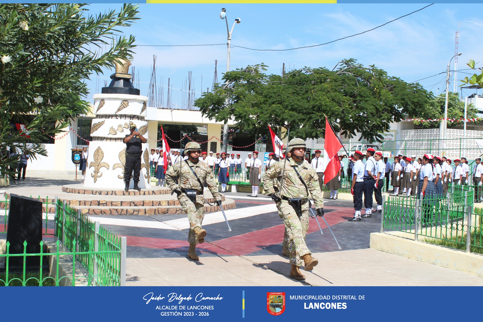 Distrito De Lancones, Celebró Fiestas Patrias Con Desfile Cívico Patriótico
