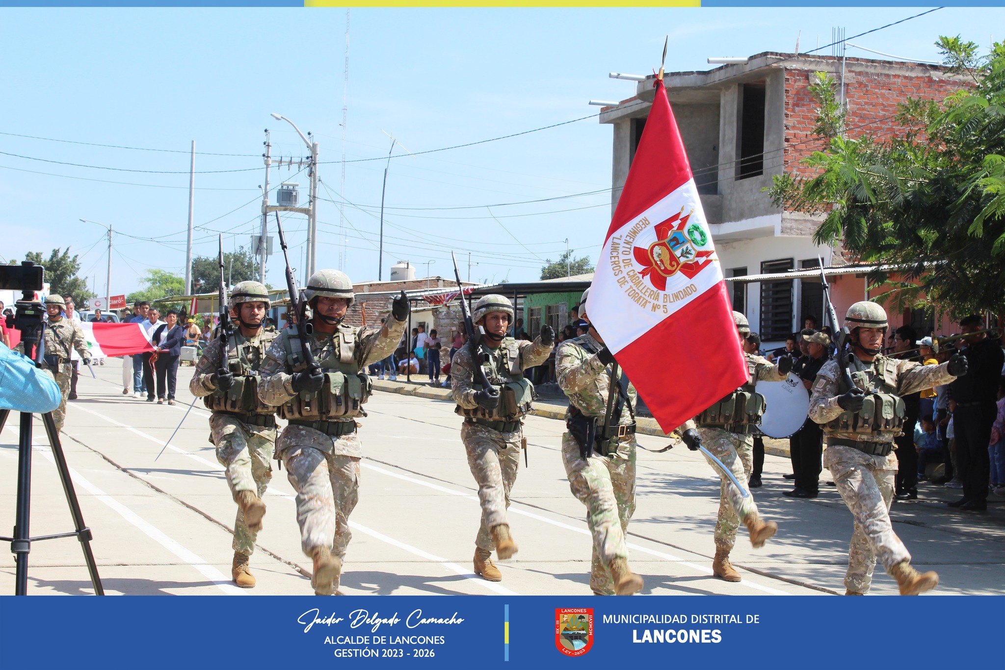 Distrito De Lancones, Celebró Fiestas Patrias Con Desfile Cívico Patriótico