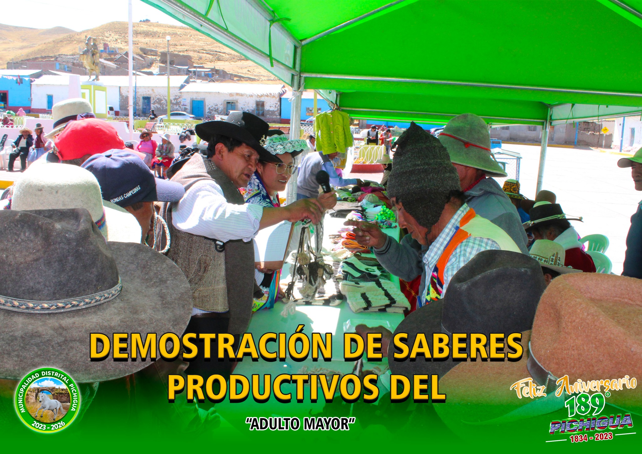 Demostración de Saberes Productivos del Adulto Mayor.