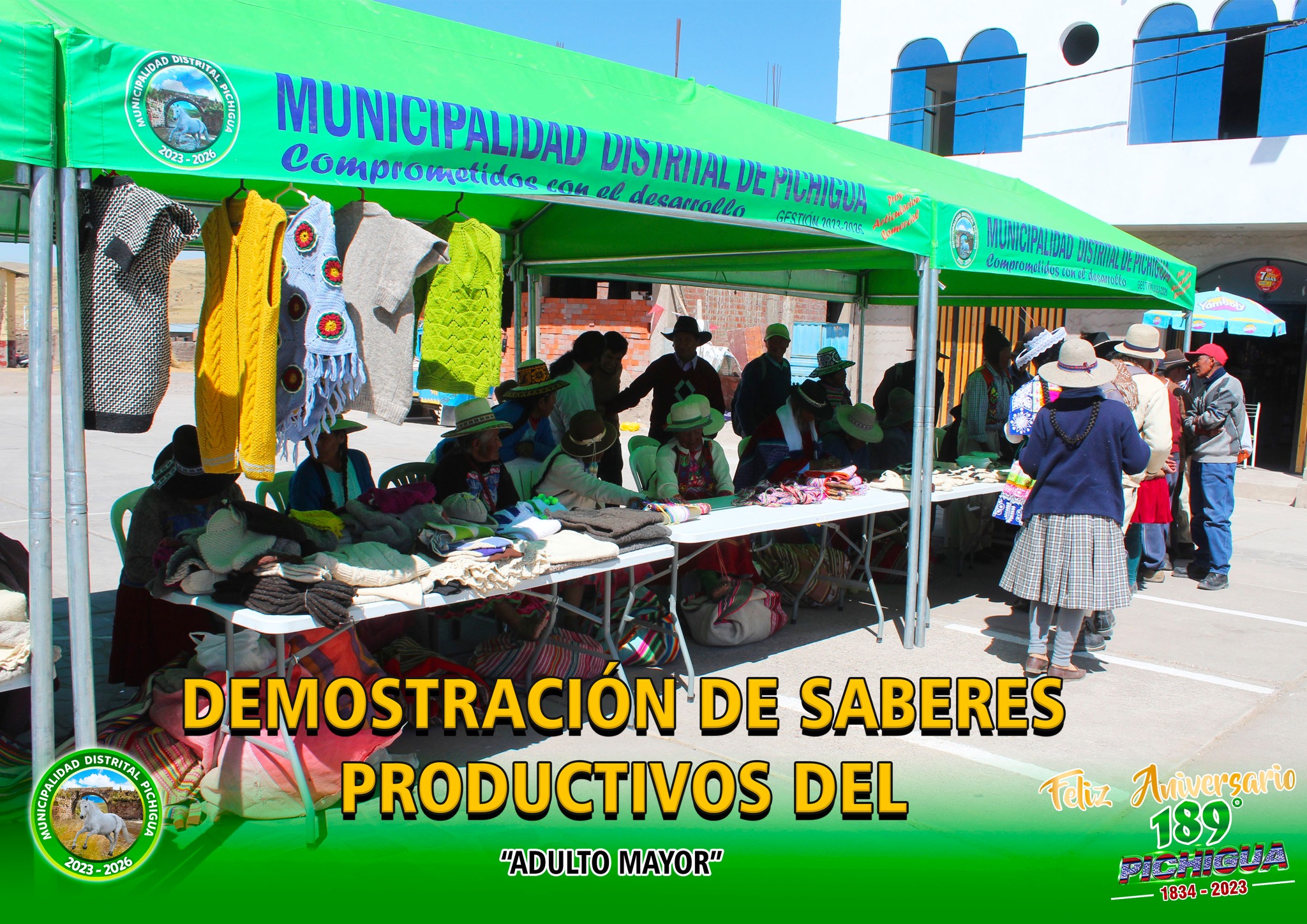 Demostración de Saberes Productivos del Adulto Mayor.