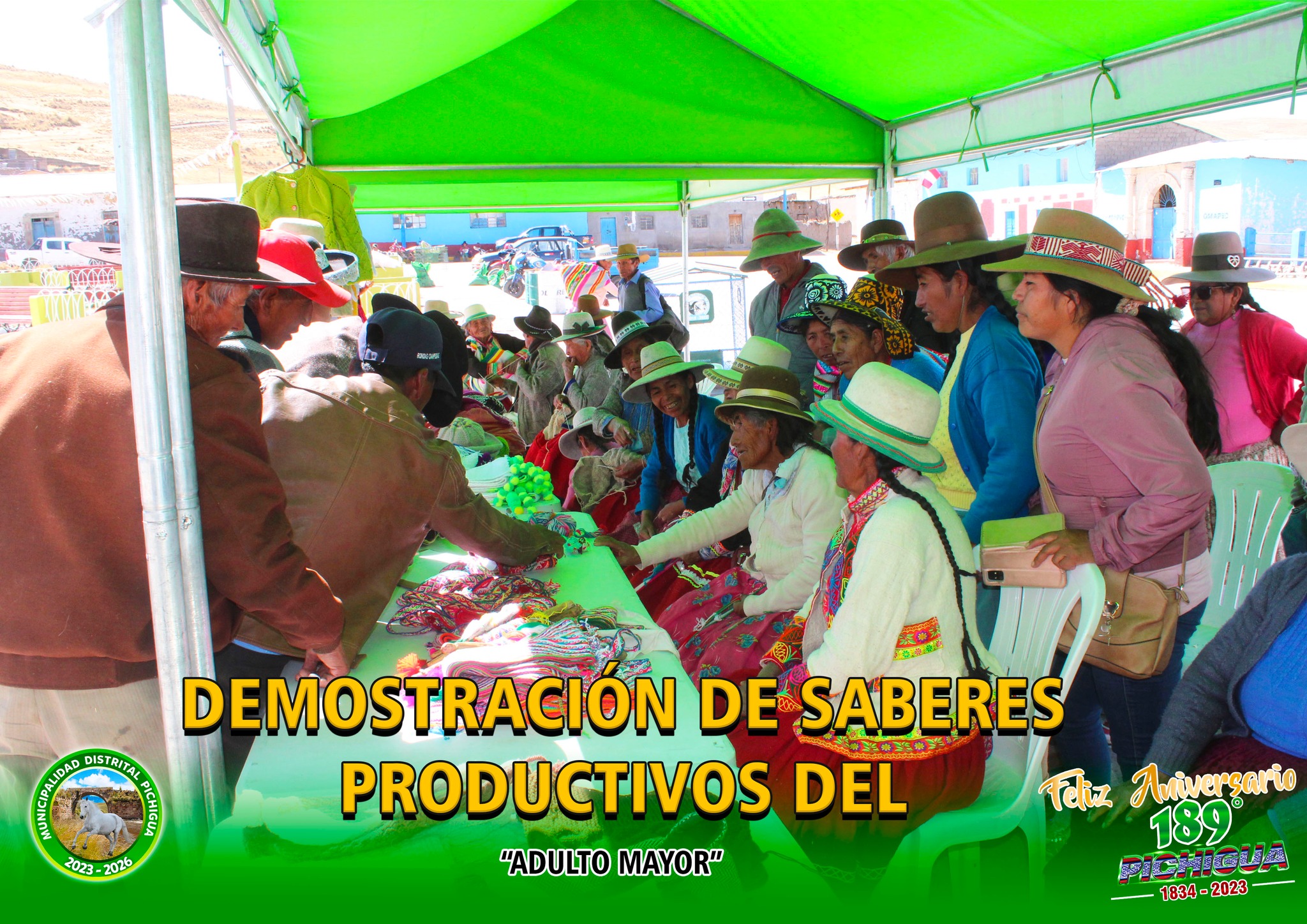 Demostración de Saberes Productivos del Adulto Mayor.