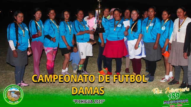 Campeonato de Futbol Damas Pichigua