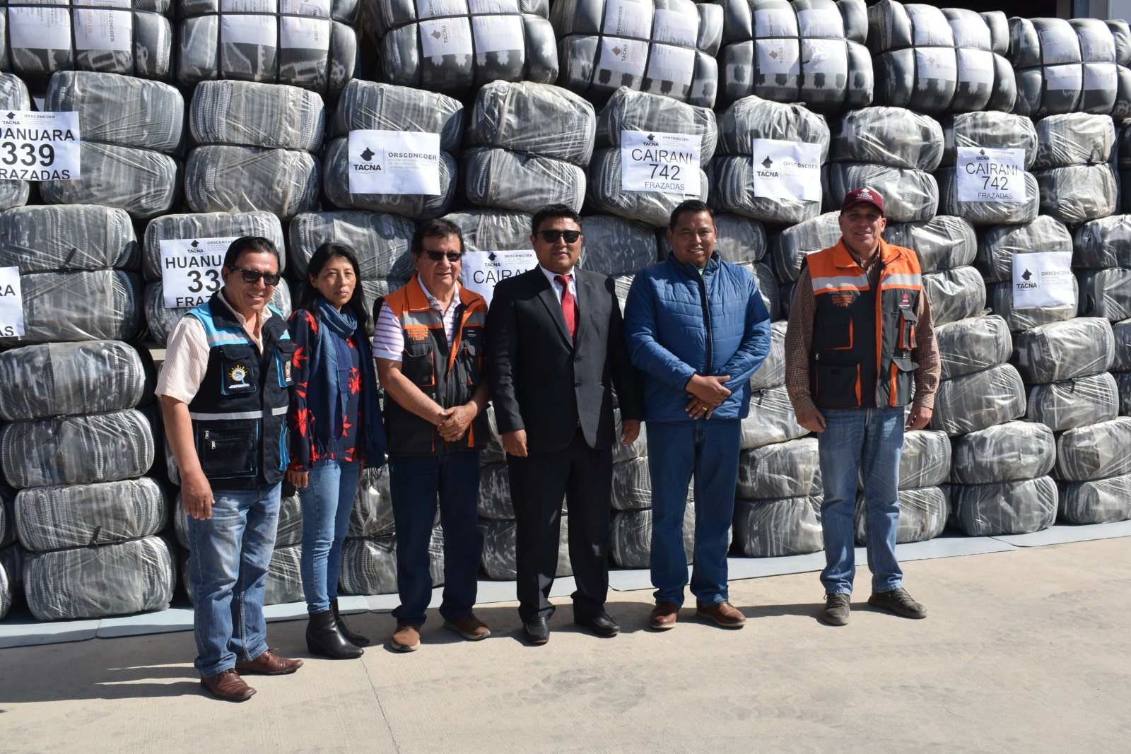 Más de 2 mil frazadas serán entregadas en Candarave y Tacna ante bajas temperaturas