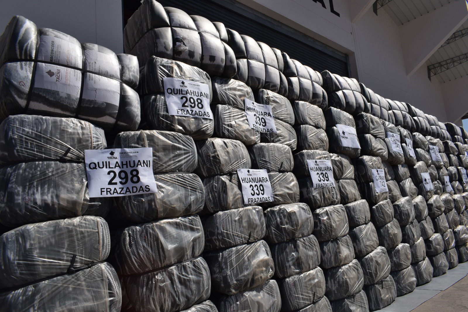 Más de 2 mil frazadas serán entregadas en Candarave y Tacna ante bajas temperaturas