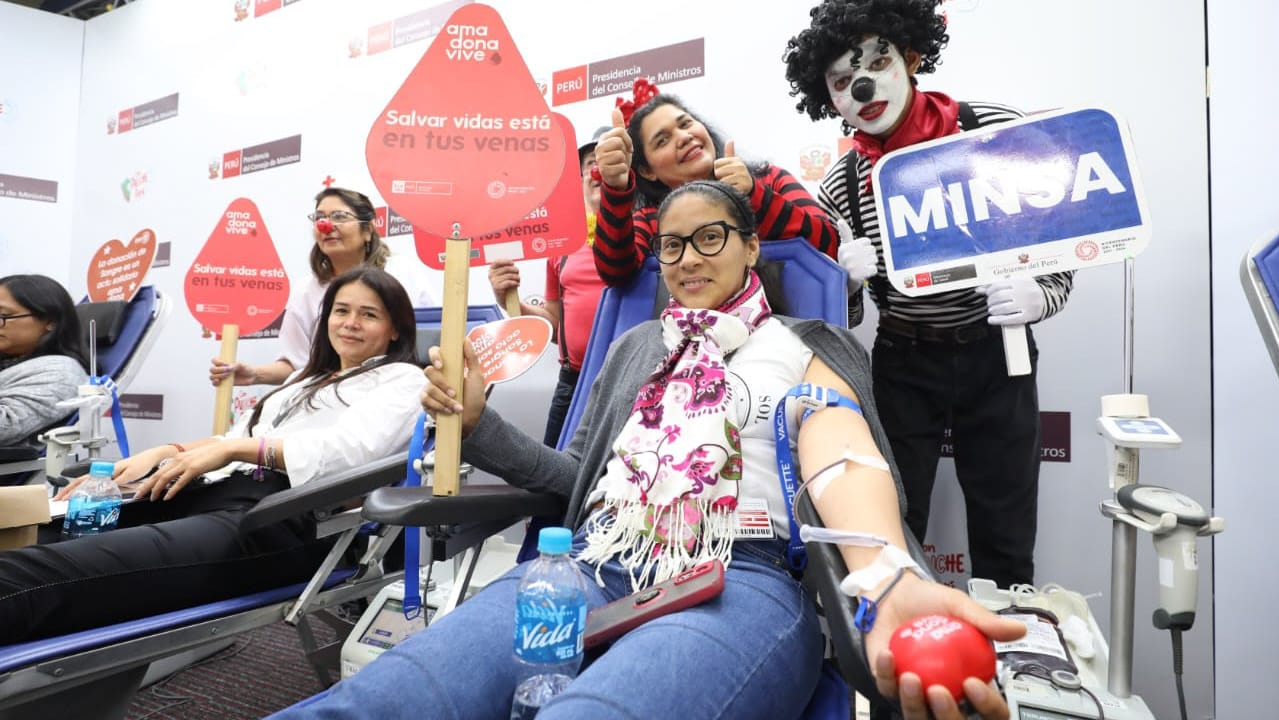 Servidores públicos se suman a campaña de donación de sangre