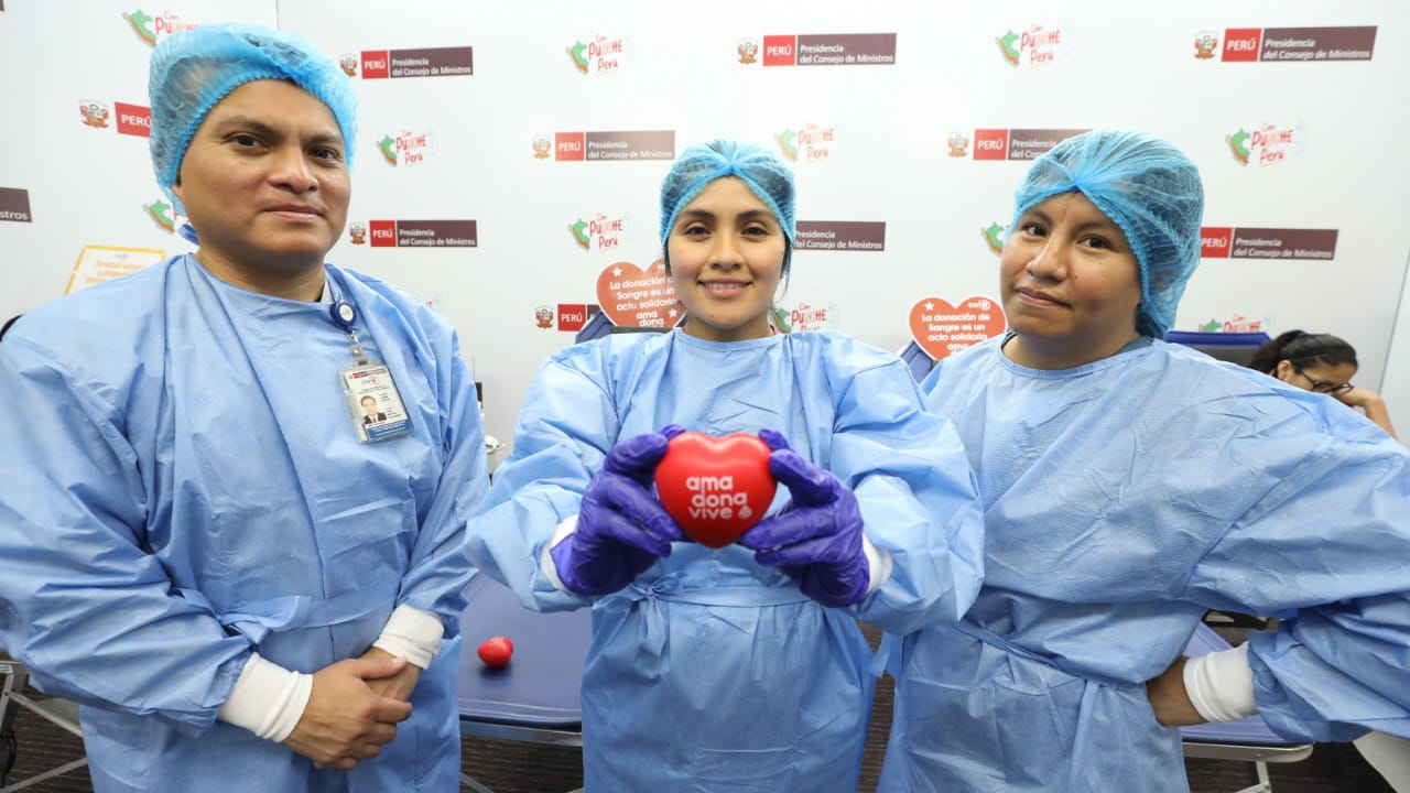 Servidores públicos se suman a campaña de donación de sangre