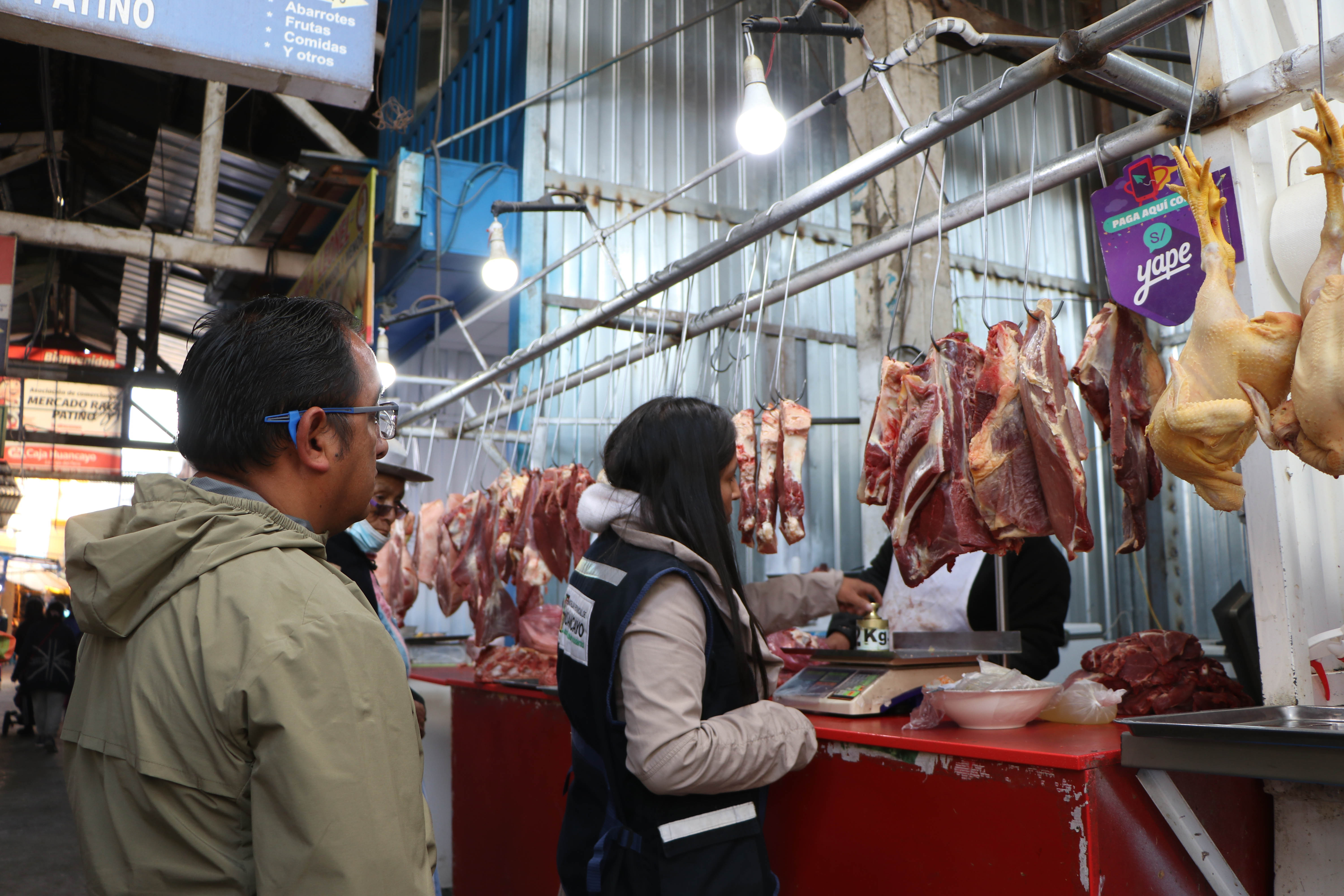 En operativo inopinado de la municipalidad provincial de Huancayo