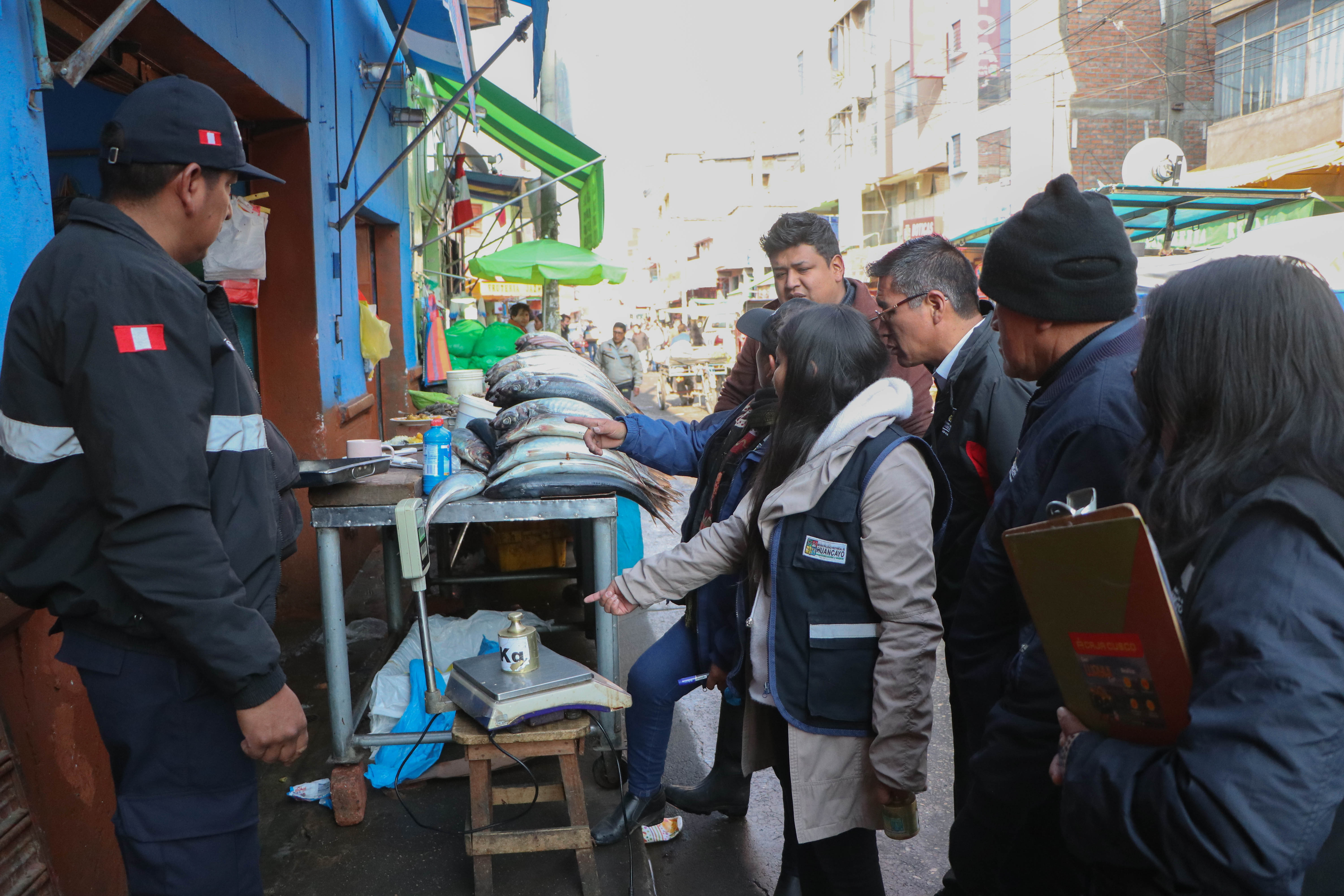 En operativo inopinado de la municipalidad provincial de Huancayo
