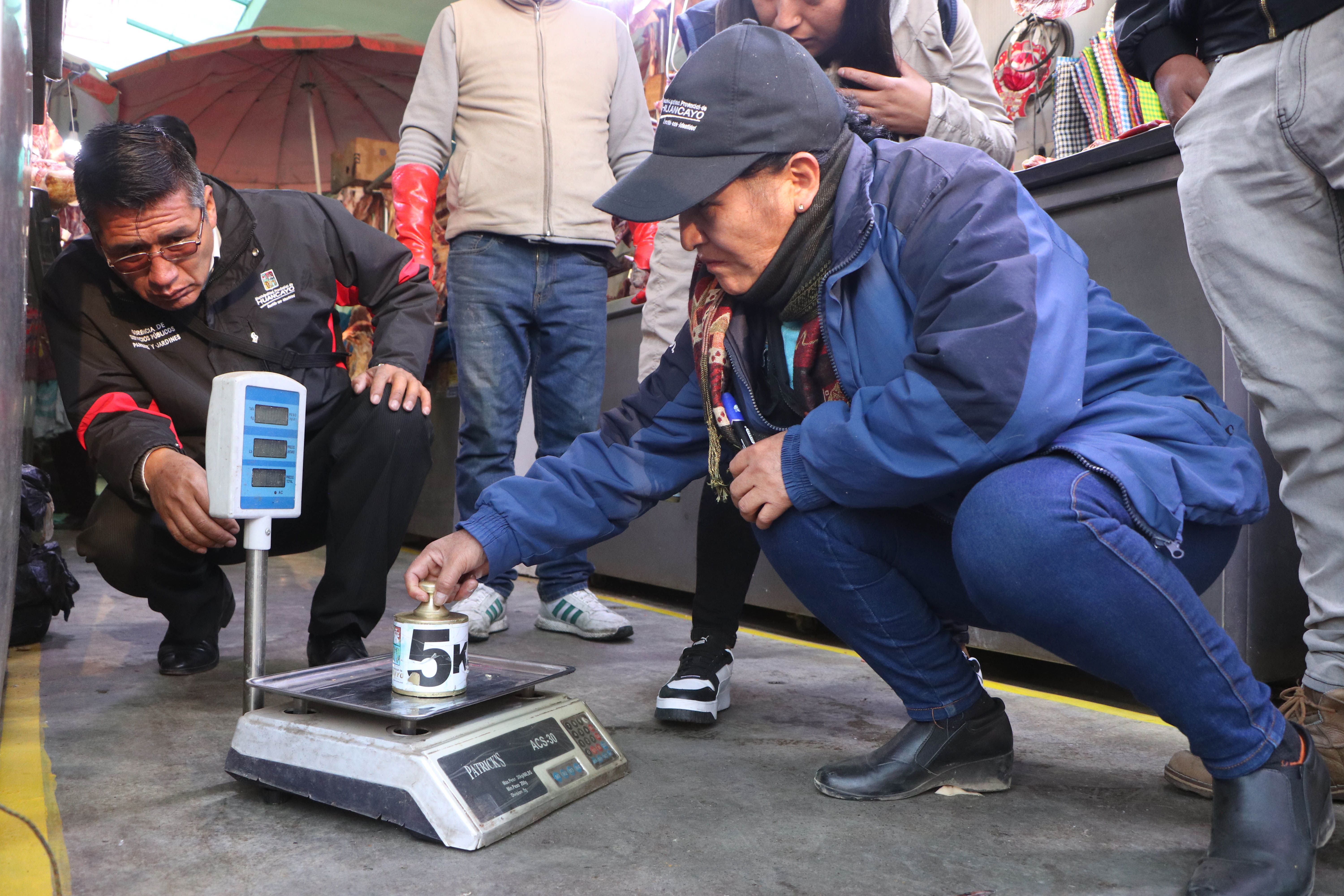 En operativo inopinado de la municipalidad provincial de Huancayo