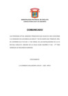 Vista preliminar de documento  COMUNICADO N° 01