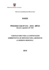 Vista preliminar de documento BASES DE LA CONVOCATORIA CAS 012-2016