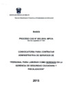 Vista preliminar de documento Bases de Convocatoria CAS 003-2015-MPCH