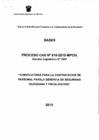 Vista preliminar de documento Bases de Convocatoria CAS N° 10-2015-MPCH
