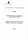 Vista preliminar de documento Bases de Convocatoria CAS N° 11-2015-MPCH