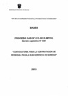 Vista preliminar de documento Bases de Convocatoria CAS N° 12-2015-MPCH