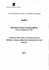 Vista preliminar de documento Bases de Convocatoria CAS N° 14-2015-MPCH