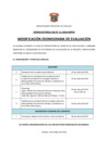 Vista preliminar de documento  MODIFICACION DEL CRONOGRAMA DE EVALUACION