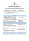 Vista preliminar de documento  MODIFICACION DEL CRONOGRAMA DE EVALUACION