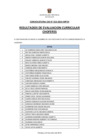 Vista preliminar de documento  RESULTADOS DE EVALUACION CURRICULAR- CHOFERES
