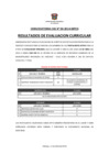 Vista preliminar de documento Resultados de Evaluacion Curricular