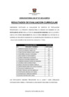 Vista preliminar de documento Resultados de Evaluacion Curricular