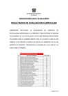 Vista preliminar de documento Resultados de Evaluacion Curricular