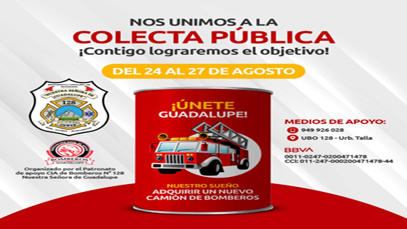campaña de bomberos