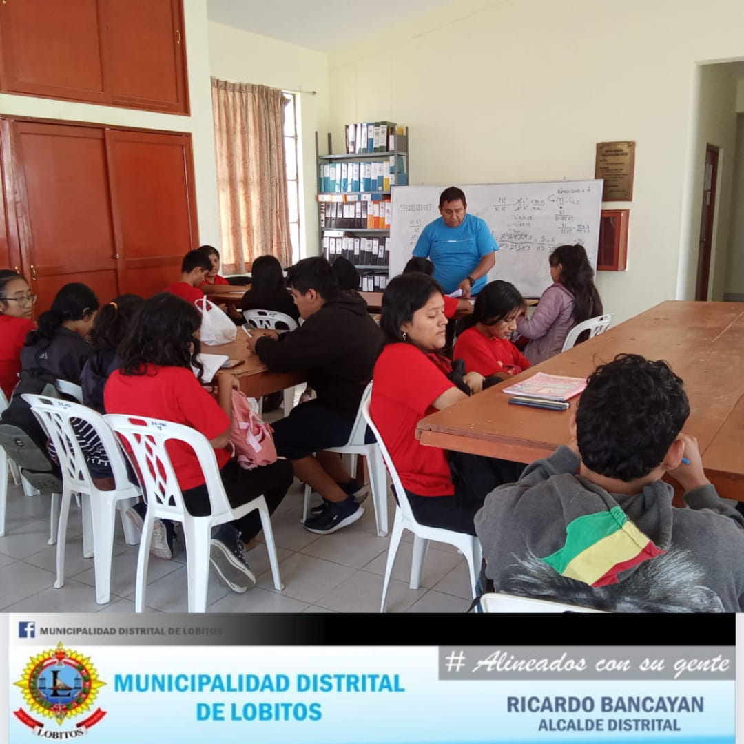 Archivo JPG de Jóvenes Lobiteños Siguen Asistiendo A Academia Municipal Pre Universitaria Gratuita.