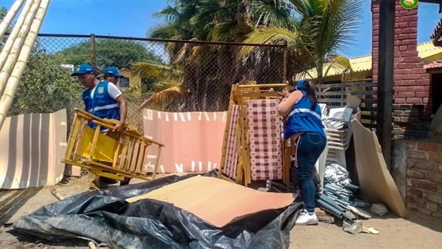 Realizan operativo de fiscalización en la playa de Punta Sal
