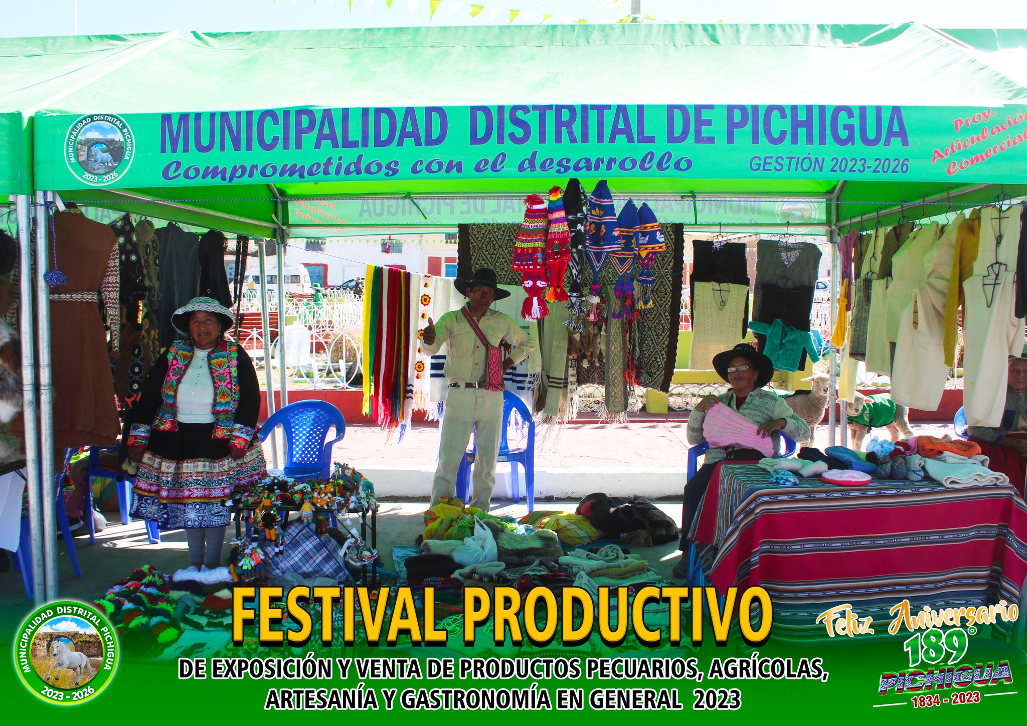 Festival Productivo de Exposición y Venta de Productos Pecuarios, Agrícolas, Artesanía y Gastronomía en General.
