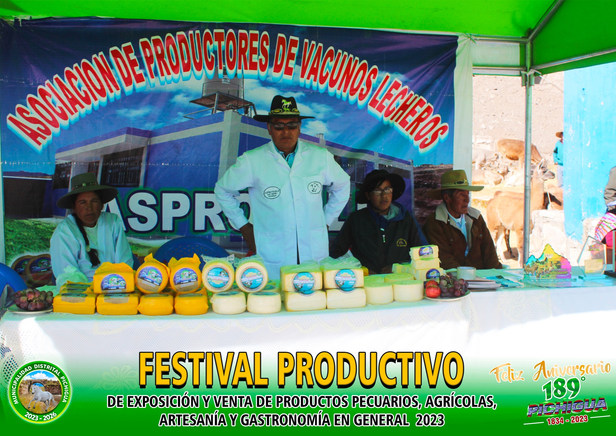 Festival Productivo de Exposición y Venta de Productos Pecuarios, Agrícolas, Artesanía y Gastronomía en General.