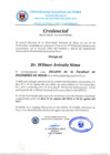 Vista preliminar de documento Credencial de Decano FIM - Wilmer Arevalo a PCM