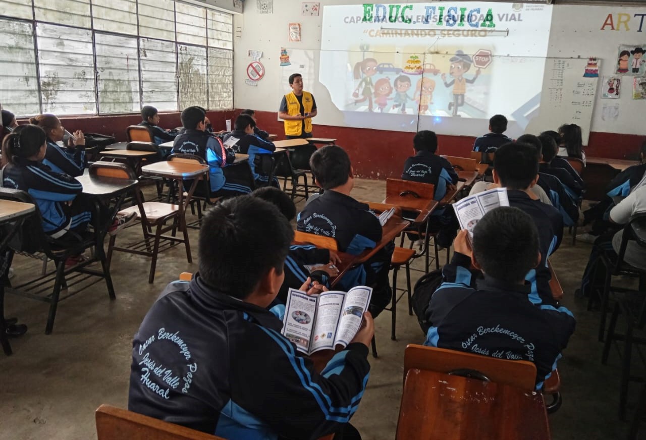 MPH brindó una mañana de charlas a escolares de la institución educativa N°21562 "Oscar Berckemeyer Pazos"- Jesús Del Valle