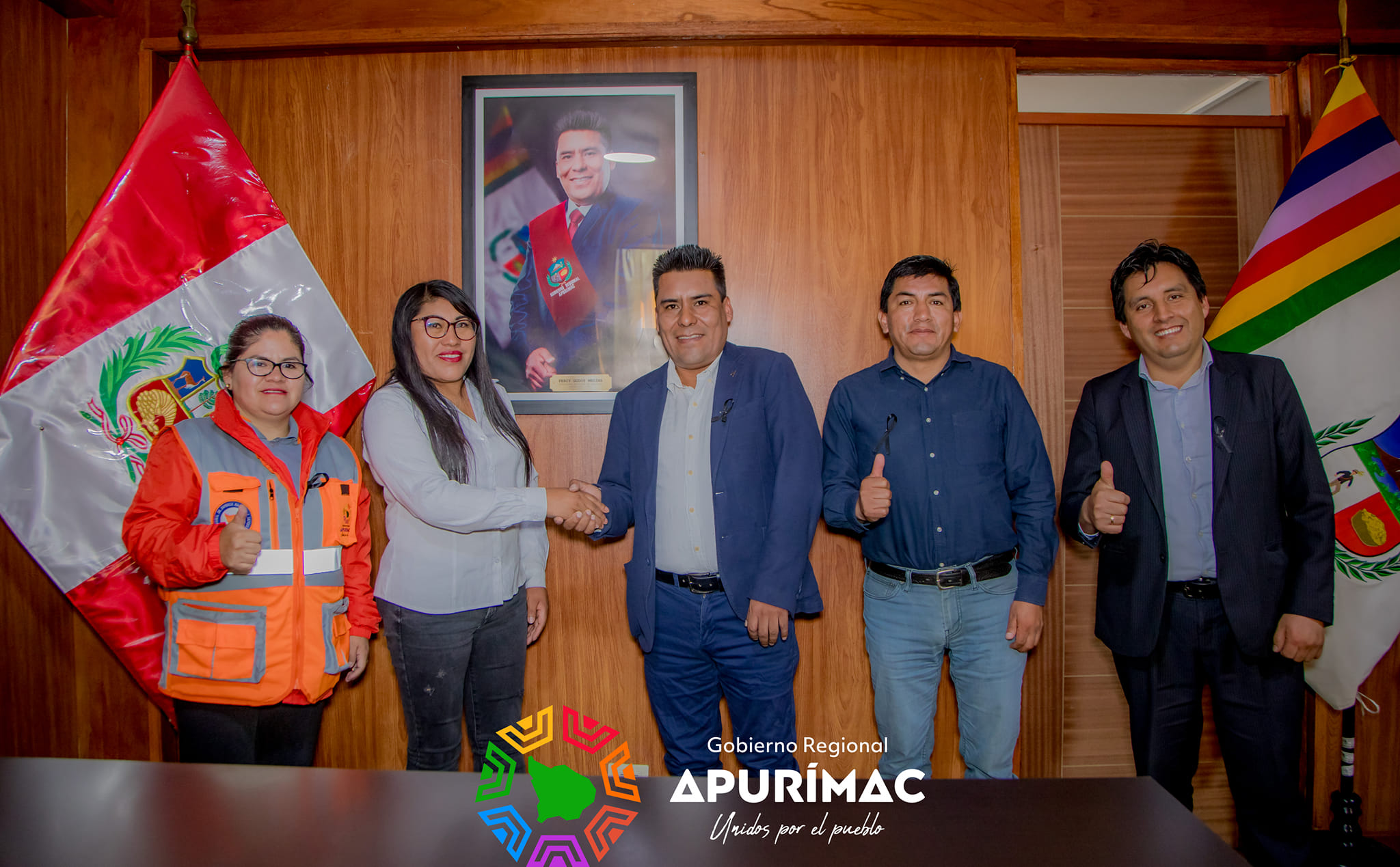 Gobernador Percy Godoy articula acciones con congresista Elizabeth Taipe para impulsar trabajo en conjunto ante eventuales situaciones de emergencia en Apurímac
