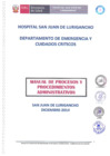 Vista preliminar de documento MAPRO Departamento de Emergencia y Cuidados Críticos 2014