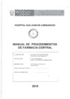 Vista preliminar de documento MAPRO Departamento de Farmacia - Farmacia Central 2015
