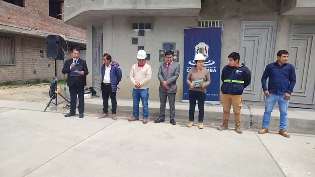 Inauguración de la Calle José Leal Cdra. 11, Barrio Santa Ana.