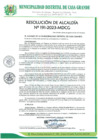 Vista preliminar de documento Resolución de Alcaldía 191-2023