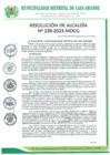 Vista preliminar de documento Resolución de Alcaldía 238-2023