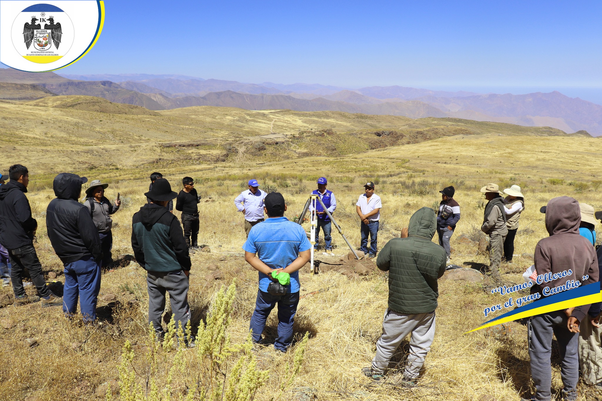 Se colocó la primera piedra en la obra de la Construcción de un Reservorio en Convenio con la Asociación de Ganaderos San Juan