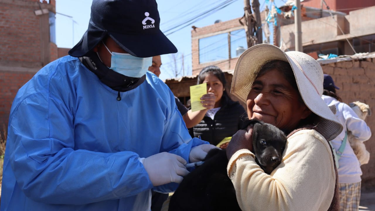 Puno: más de 7900 perros vacunados en el inicio de la campaña antirrábica canina