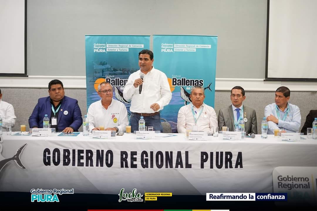 Gobernador participa en el lanzamiento del Festival de Avistamiento de Ballenas 2023