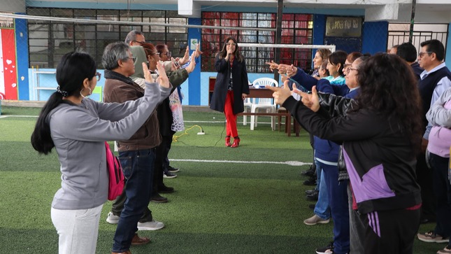 Taller para prevenir el acoso escolar en niños y niñas, dirigido a directivos, docentes, comité de gestión de IE 6068 M. González Prada VES