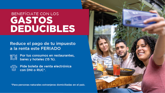 
Para gozar de este beneficio, es indispensable que el cliente solicite boletas de venta electrónicas por los consumos que realice. En ese comprobante se incluirá, además, su número de DNI.