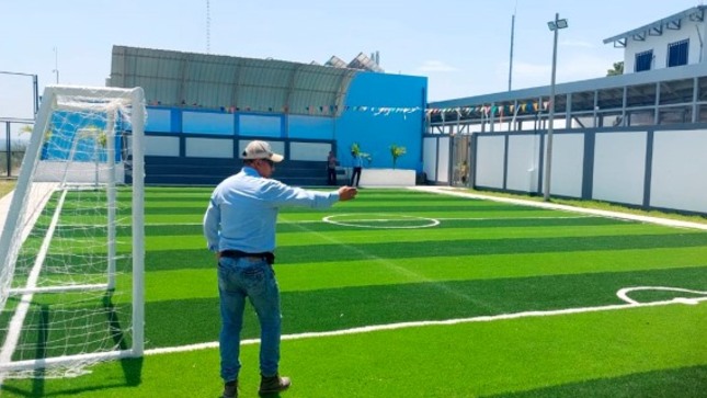 GORE culmina construcción del área deportiva del Hospital de Apoyo II de Sullana