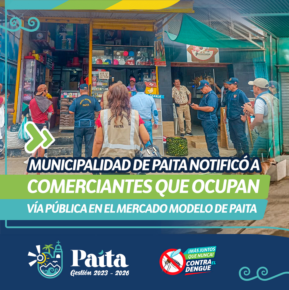 Notificaron a comerciantes
