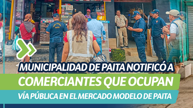 Notificaron a comerciantes