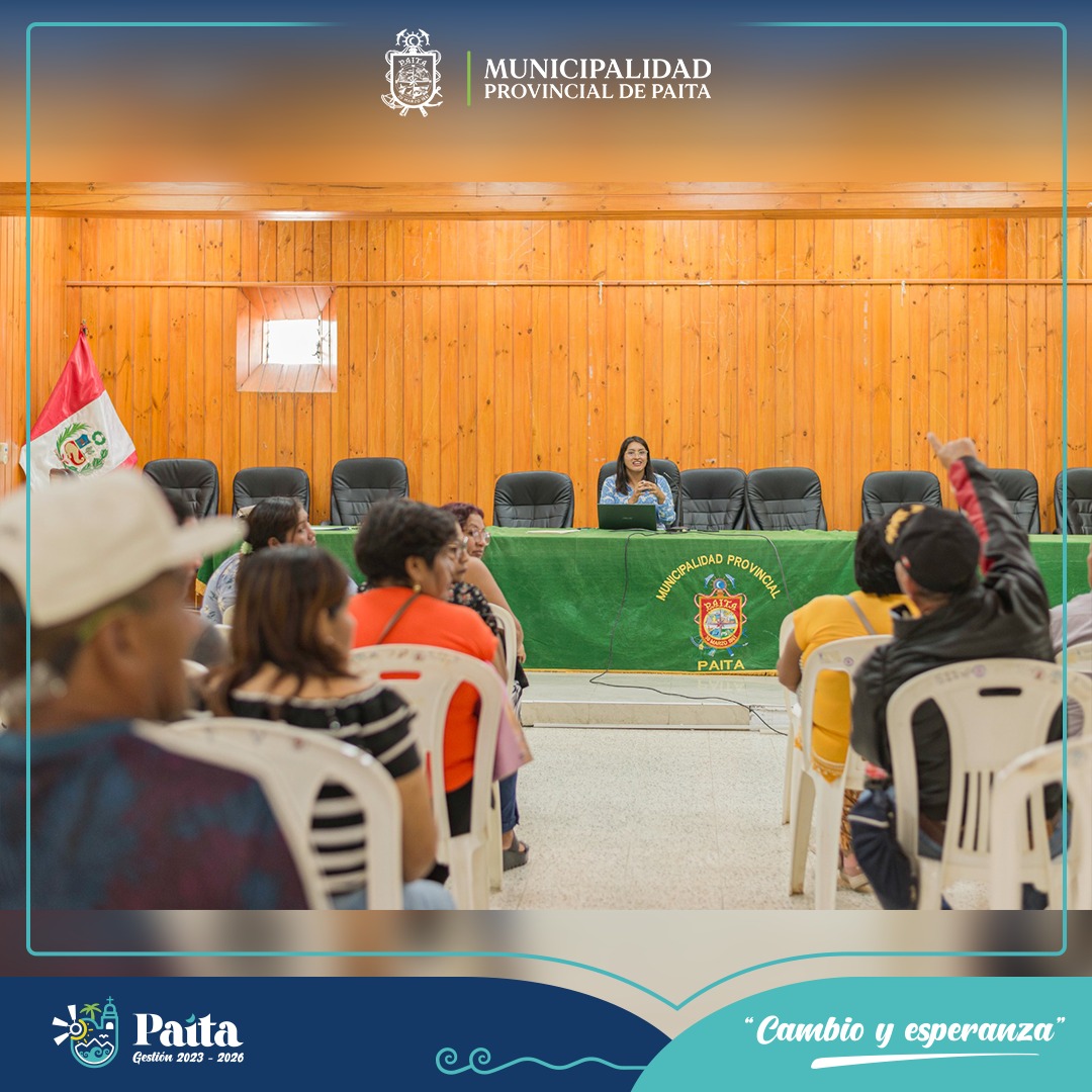 Municipalidad de Paita capacita a brigadistas comunitarios